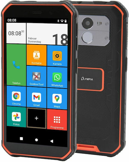Olympia TREK Outdoor Dual-SIM (3GB/32GB) Black / Orange