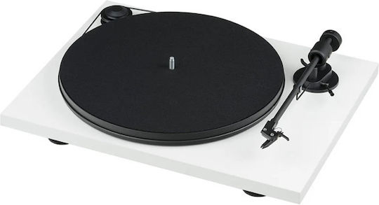 Pro-Ject Audio E1 Phono + Ortofon OM 5e Πικάπ με Belt Drive και Προενίσχυση Λευκό