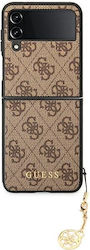 Guess 4G Charms Synthetic Back Cover Brown (Galaxy Z Flip4)