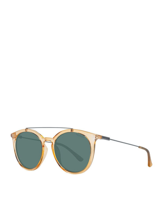 Skechers Unisex Sunglasses with Orange Frame and Green Lens SE6107 42R