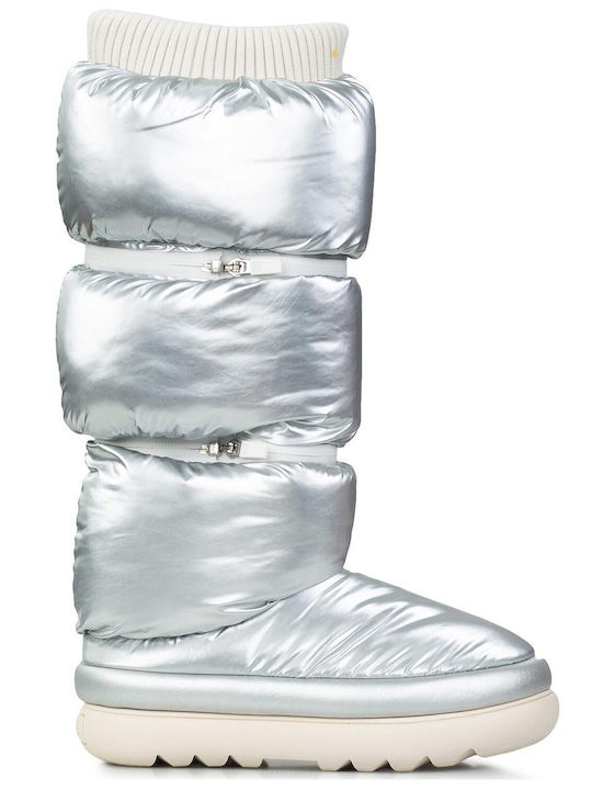 Ugg Australia Maxi Ultra Γυναικείες Μπότες Χιονιού Ασημί