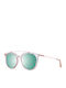 Skechers Unisex Sunglasses with Pink Frame and Green Lens SE6107 72U