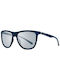 Skechers Men's Sunglasses with Gray Plastic Frame and Silver Mirror Lens SE6118 91V