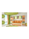 Kids Bedroom Set Samos Orange Oak 4pcs with Bed for Mattress 90x190cm