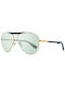 Web Sunglasses with Gold Metal Frame and Green Gradient Lenses WE0281 30P
