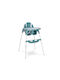 Lorelli Amaro Highchair with Plastic Frame & Plastic Seat Artic Blue