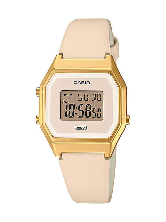 Casio Vintage Ψηφιακό Γυναικείο Ρολόι 28.6mm Χρ...