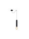 Globo Lighting Marion Κρεμαστό Φωτιστικό Μαύρο με Ντουί E27 12εκ.
