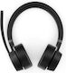 Lenovo Go Wireless ANC On Ear Multimedia Ακουστικά με μικροφωνο και σύνδεση Bluetooth / USB-A