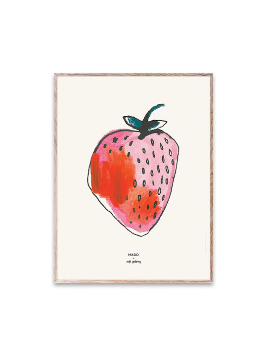 Paper Collective Poster Strawberry 30x40cm