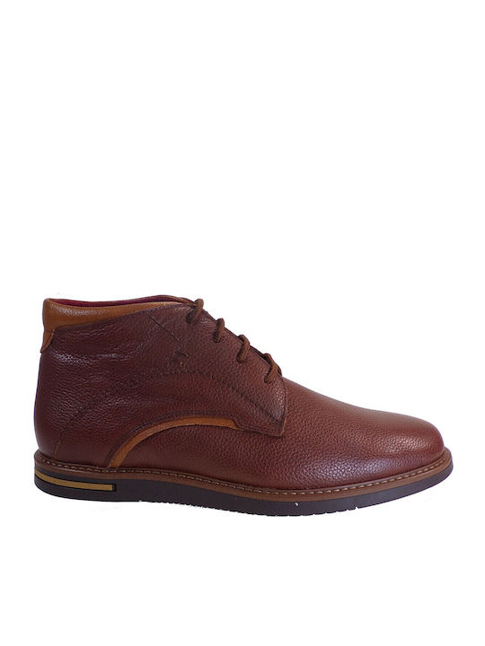 Softies Leather Tabac Brown Men's Boots Anatomical