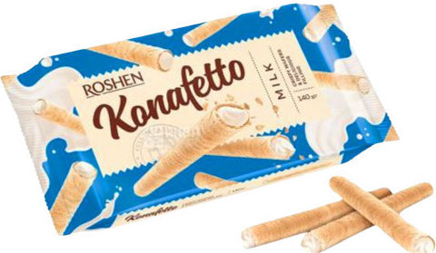 Roshen Konaffeto Wafer Milk Cream 140gr