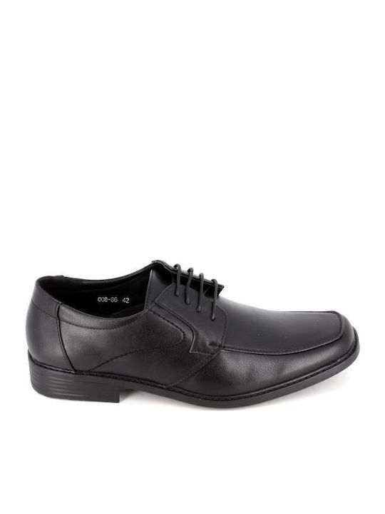 Leder Herren Freizeitschuhe Schwarz