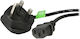 StarTech - IEC C13 Cable 1m Μαύρο S55158291