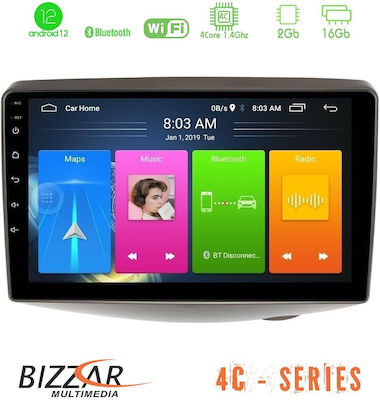 Bizzar Ηχοσύστημα Αυτοκινήτου για Toyota Yaris 1999-2006 (Bluetooth/USB/WiFi/GPS) με Οθόνη Αφής 9"