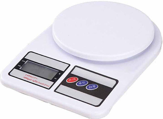 Homestyle Ψηφιακή Ζυγαριά Κουζίνας έως 10kg Λευκή
