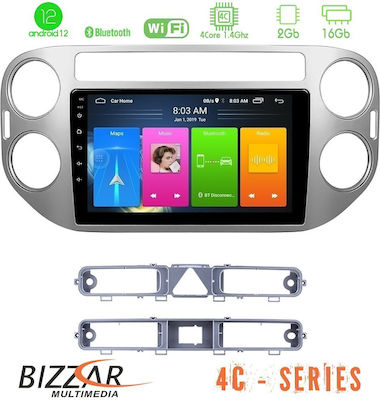 Bizzar Ηχοσύστημα Αυτοκινήτου για VW Tiguan 2007-2016 (Bluetooth/USB/WiFi/GPS) με Οθόνη Αφής 9"