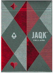 Jaqk Cellars Plastic Collectable Card Deck Red