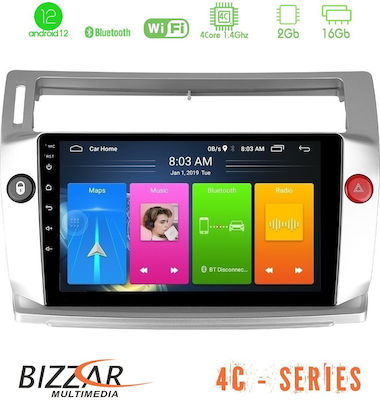 Bizzar Ηχοσύστημα Αυτοκινήτου για Citroen C4 2004-2010 (Bluetooth/USB/WiFi/GPS) με Οθόνη Αφής 9"