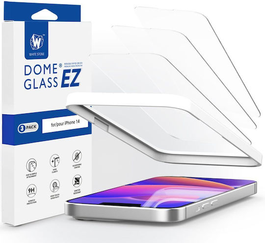 Whitestone Dome EZ Tempered Glass 3τμχ (iPhone 17e / 16e / 14 / 13 / 13 Pro)