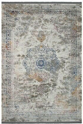Koulis Carpets Rainbow 5563E Modern Schlafzimmer-Teppichsets Grau 74-56-0113 3 Stück