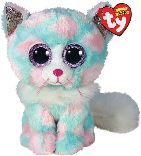 TY Plush Kitten Beanie Boos Opal Cat For 3+ Years 23 cm