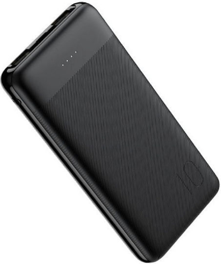 Veger A11S Power Bank 10000mAh 20W με 2 Θύρες USB-A και Θύρα USB-C Power Delivery / Quick Charge 3.0 Μαύρο