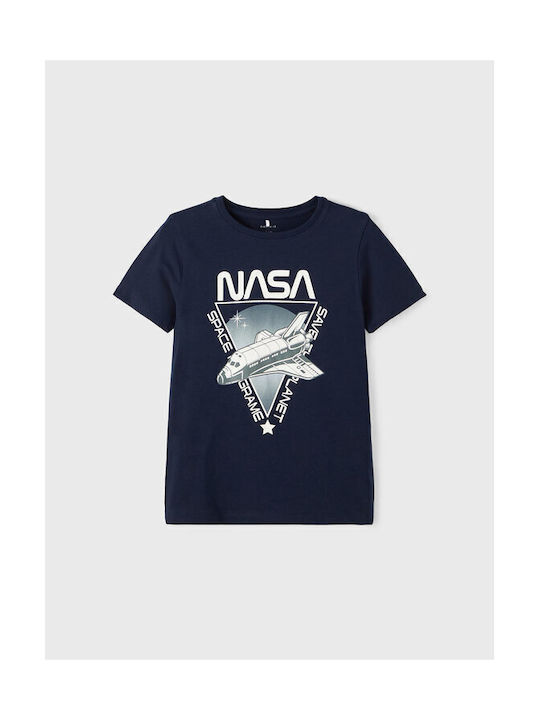 Name It Παιδικό T-shirt Navy Μπλε