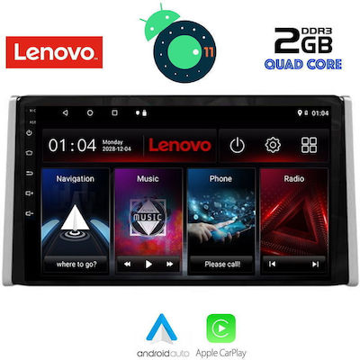 Lenovo Sistem Audio Auto pentru Toyota RAV 4 Audi A7 2019+ (Bluetooth/USB/AUX/WiFi/GPS/Apple-Carplay/Partitură) cu Ecran Tactil 10.1"