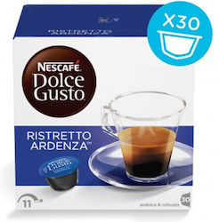 Nescafe Κάψουλες Espresso Ristretto Ardenza Συμβατές με Μηχανή Dolce Gusto 30caps