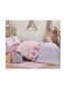 Nef-Nef Homeware Fashion Blogger Set Kids Duvet Cover Single with Pillowcase Cotton Pink 160x240cm 031348