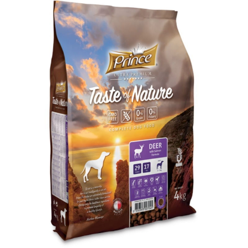 Prince Taste of Nature 4kg Ξηρά Τροφή χωρίς Σιτηρά για Ενήλικους
