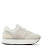 574+ Γυναικεία Flatforms Sneakers Λευκά