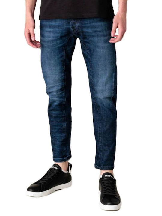 Cover Jeans Herren Jeanshose in Skinny Fit Marineblau