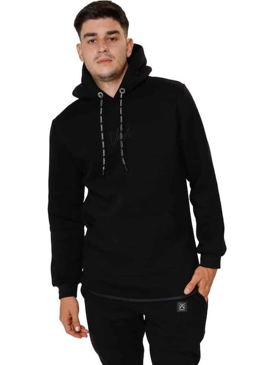 Limited Edition Φούτερ με Κουκούλα Μαύρο