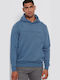 Sweatshirt with Hood Dusty Blue