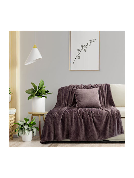 Kocoon Cosy Ριχτάρι Τριθέσιου Καναπέ 180x300εκ. Gray 30235