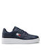 Tommy Hilfiger Retro Basket Ανδρικά Sneakers Navy Μπλε