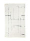 Ezzo Soffice B598BX2 Teppich Rechteckig Zottelig Synthetisch,Polyester/Cotton/Leather mit Fransen Cream