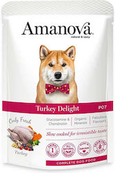 Amanova Delight Grain Free Wet Dog Food Pouch with Turkey 1 x 100gr