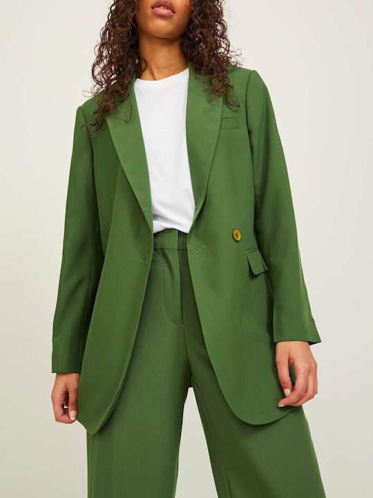 Jack & Jones Long Women's Blazer Black Forest