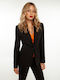 Toi&Moi Blazer pentru femei Cu talie Sacou Negru