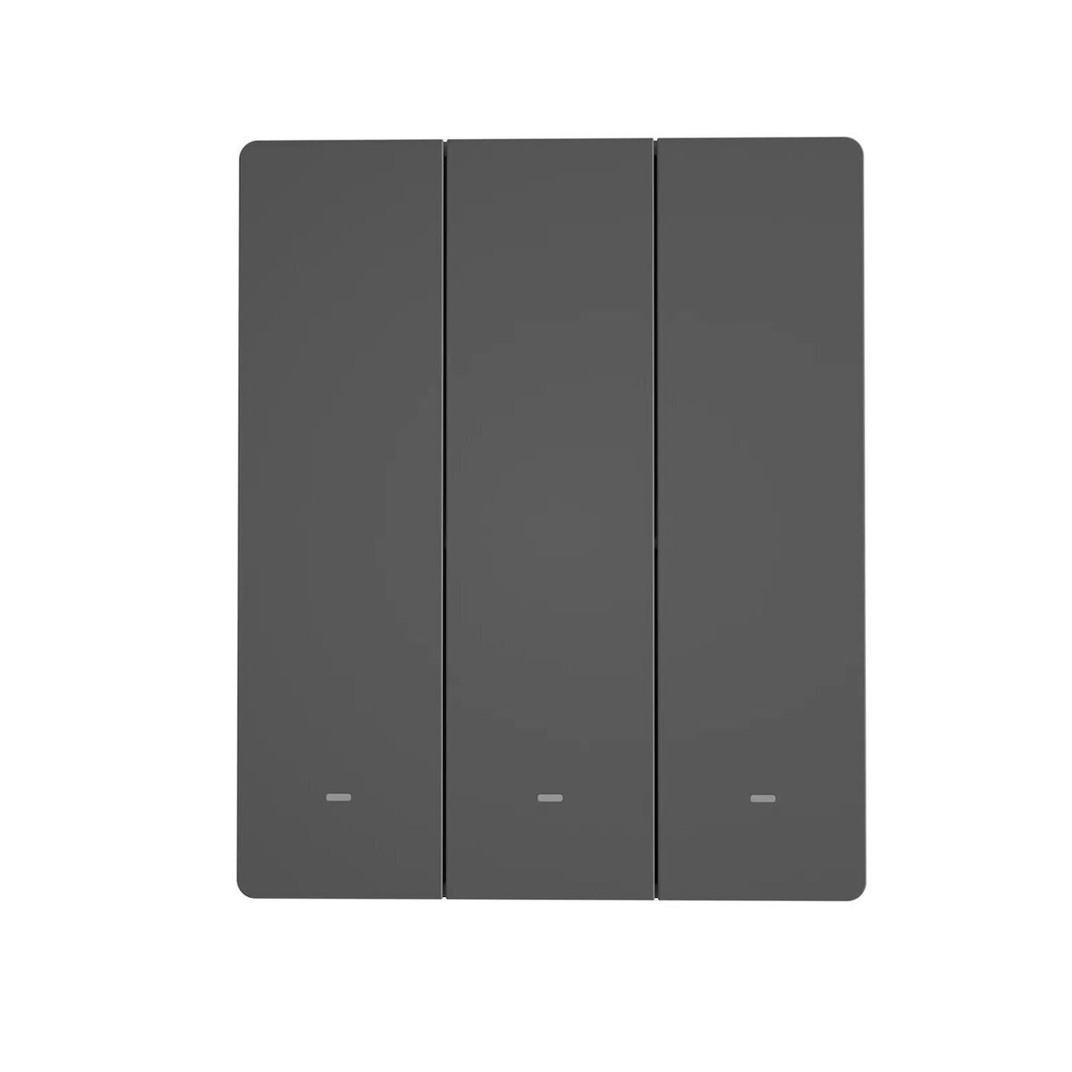 Sonoff M53c80 Χωνευτός Διακόπτης Τοίχου Wi-Fi Τριπλός με Πλαίσιο Γκρι