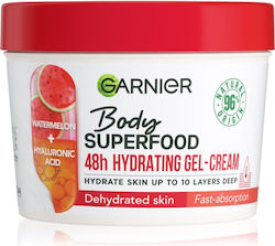 Garnier Superfood 48H Crema de corp Pepene verde și hialuronic 380ml Garnier Superfood 48H Crema de corp Pepene verde și hialuronic 380ml