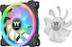 Thermaltake Swafan Case Fan 140mm με RGB Φωτισμό και Σύνδεση 9-Pin 3τμχ Blavk