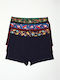 Mexico Ανδρικά Μποξεράκια Blue/Red/Black 3Pack