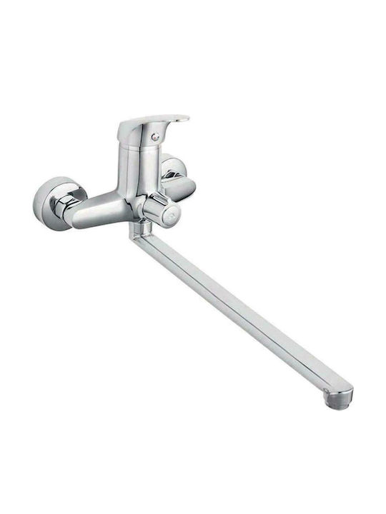 Karag Ferro One Mixing Bathtub Shower Faucet Silver