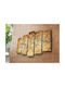 Homeplus Maps Fivefold Painting Wooden 110x60cm
