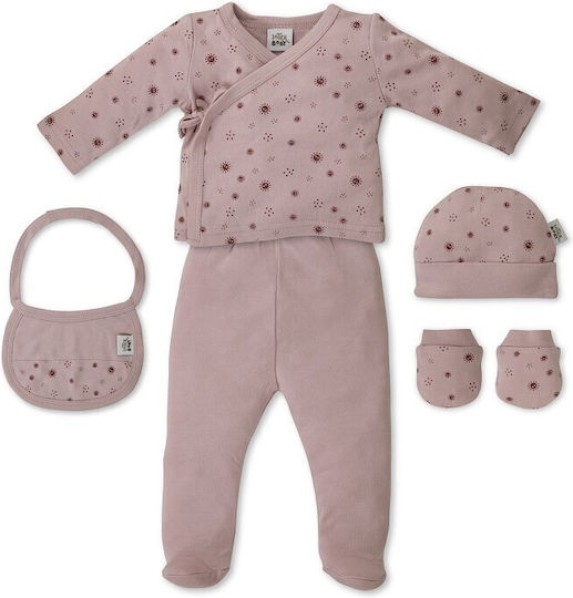 Interbaby Newborn Clothing Set Duendes Del Polvo for Girl for 0-6 months 5pcs