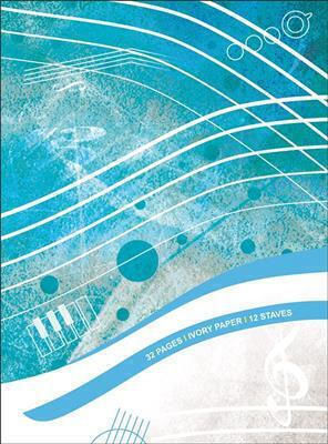 Hal Leonard Caiet Muzică 16 de Foi Albastru 1buc